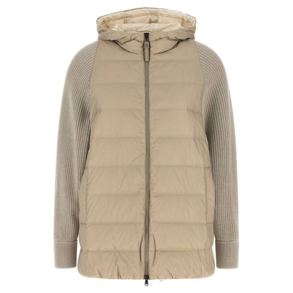 Brunello Cucinelli Beige Polyester Full-Length Women's Jacket